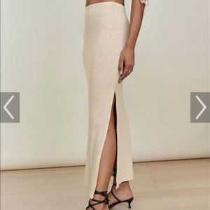 NWT Reformation Chantilly Skirt